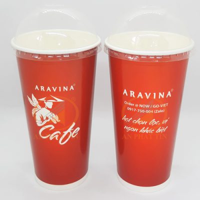ly giấy 22oz trà sữa