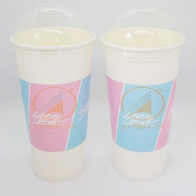 ly giấy 22oz trà sữa