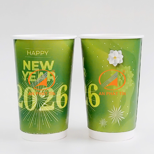 Ly Giấy 18oz 2 lớp New Year 2026